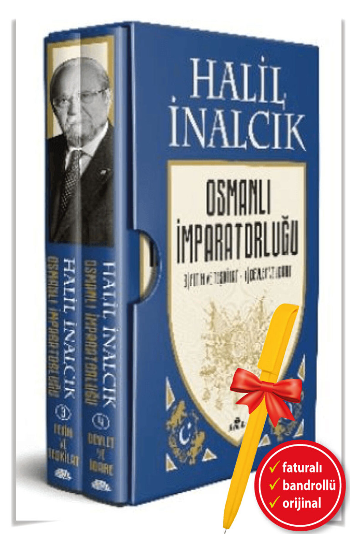 Kronik Kitap Alfa Kalem+Osmanlı İmparatorluğu II (2 Cilt Kutulu)-kitap-(Halil İnalcık)-Kronik Kitap Tarih