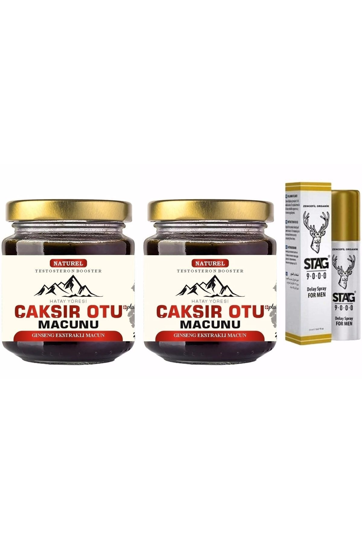 Hatay Yöresi Çakşır Otu Macunu Plus 240 gr 2 Adet + Stag Sprey 20 ml.
