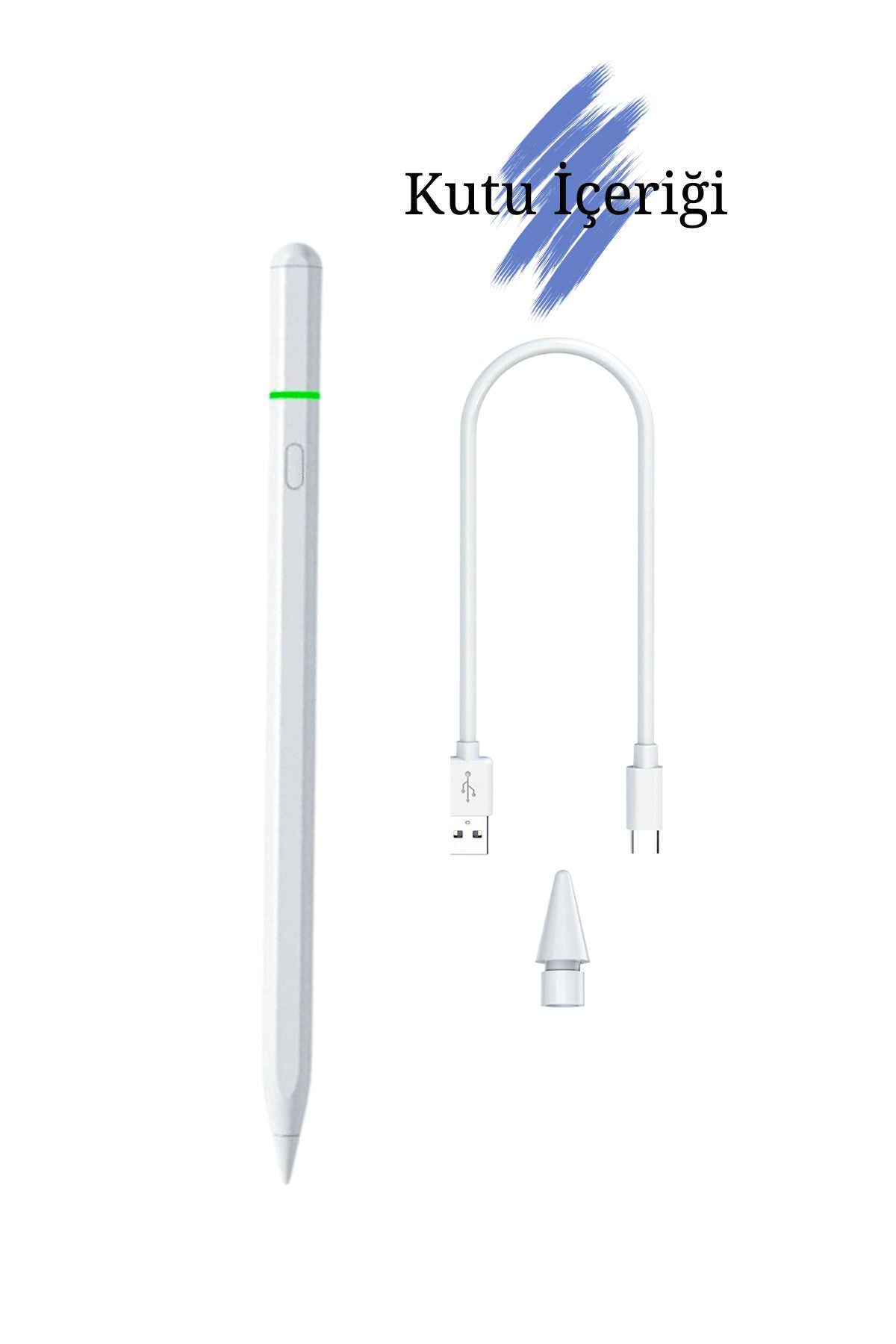Fuchsia-iPad 10Th Generation Compatible Pencil Usb-C Palm Red Tilt Stylus Pen with Bluetooth Connection 7