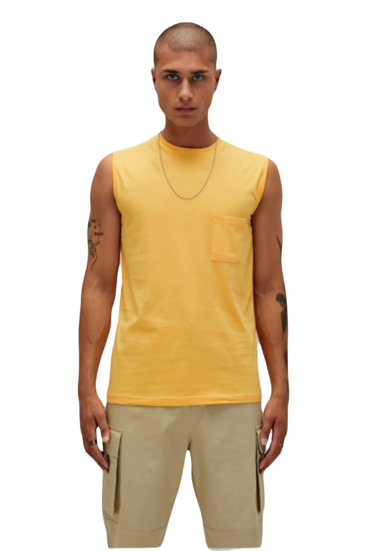 زیرپیراهن مردانه خردل تاپ تانک Bad Bear