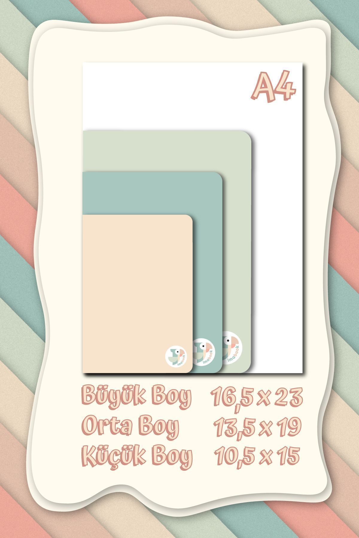 imabook-Set of 5 - Multiple Notepad Set, Planner and Agenda Notebooks, Project Notebooks 4