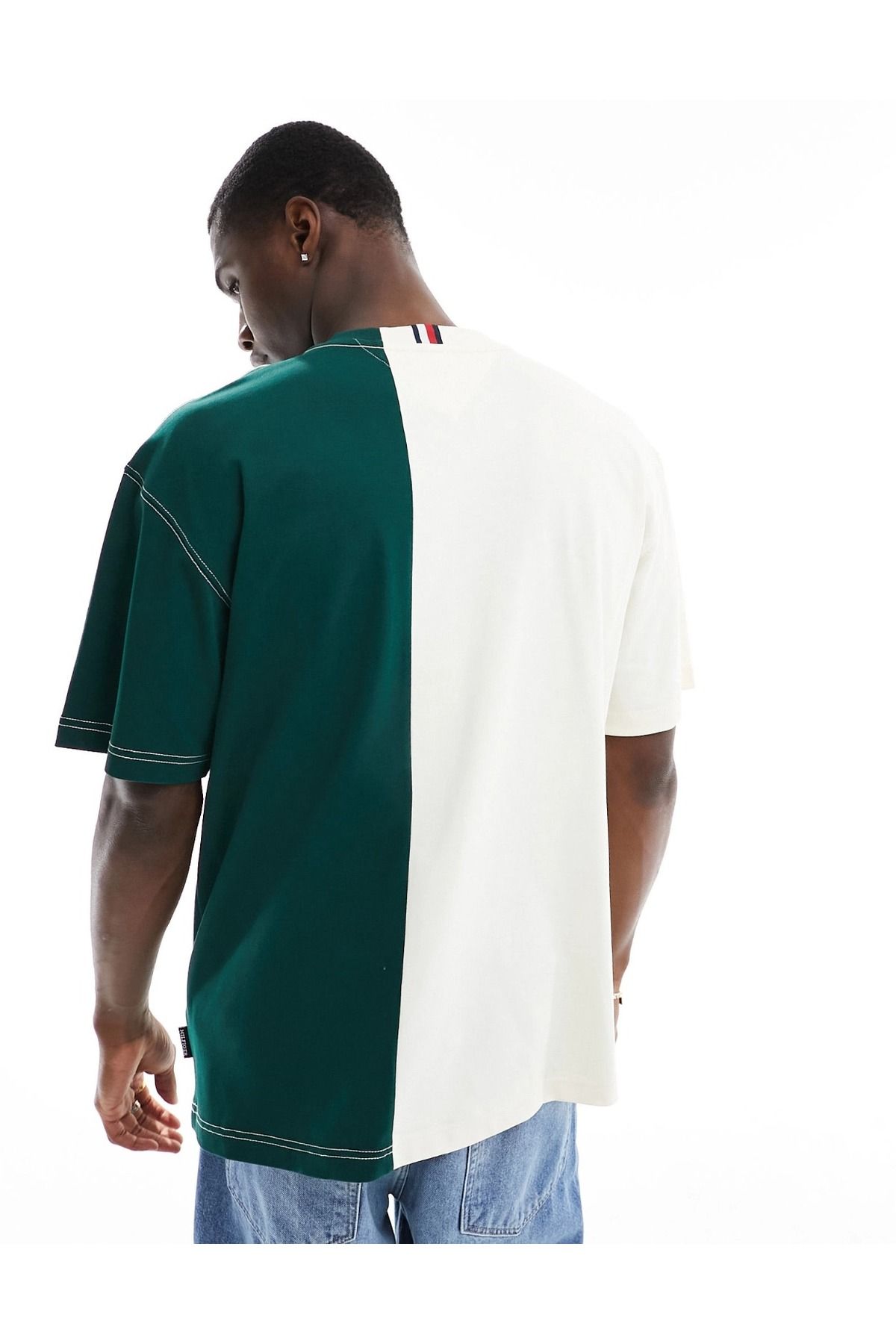 Tommy Hilfiger-Th Monotype Color Block T-shirt 4
