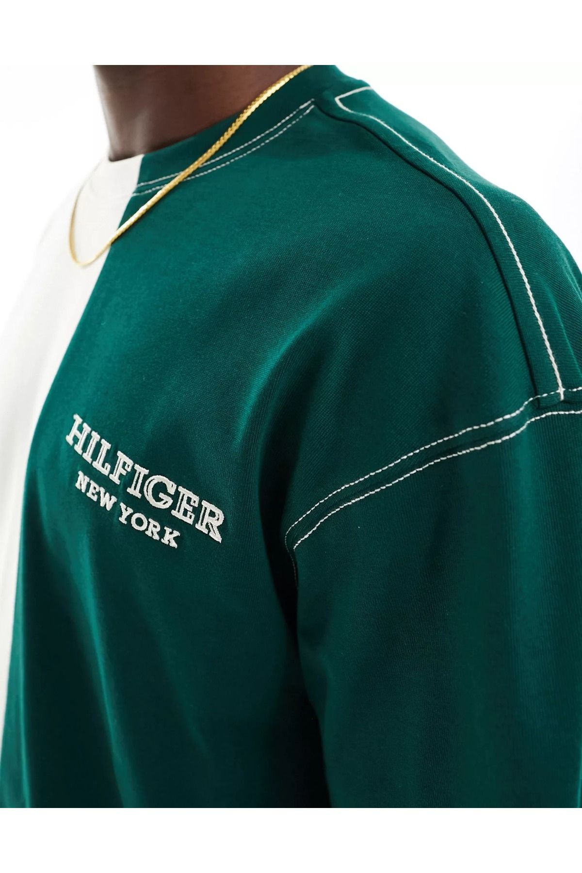 Tommy Hilfiger-Th Monotype Color Block T-shirt 3