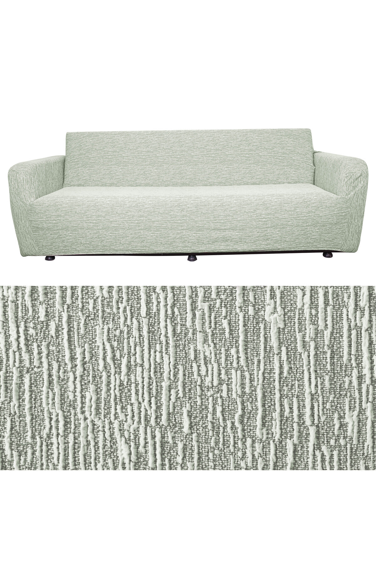 3 Person Jacquard Plain Pattern Elastic Sofa Cover Sofa Bed Seat Cover Stretch Flexible Sofa Cover