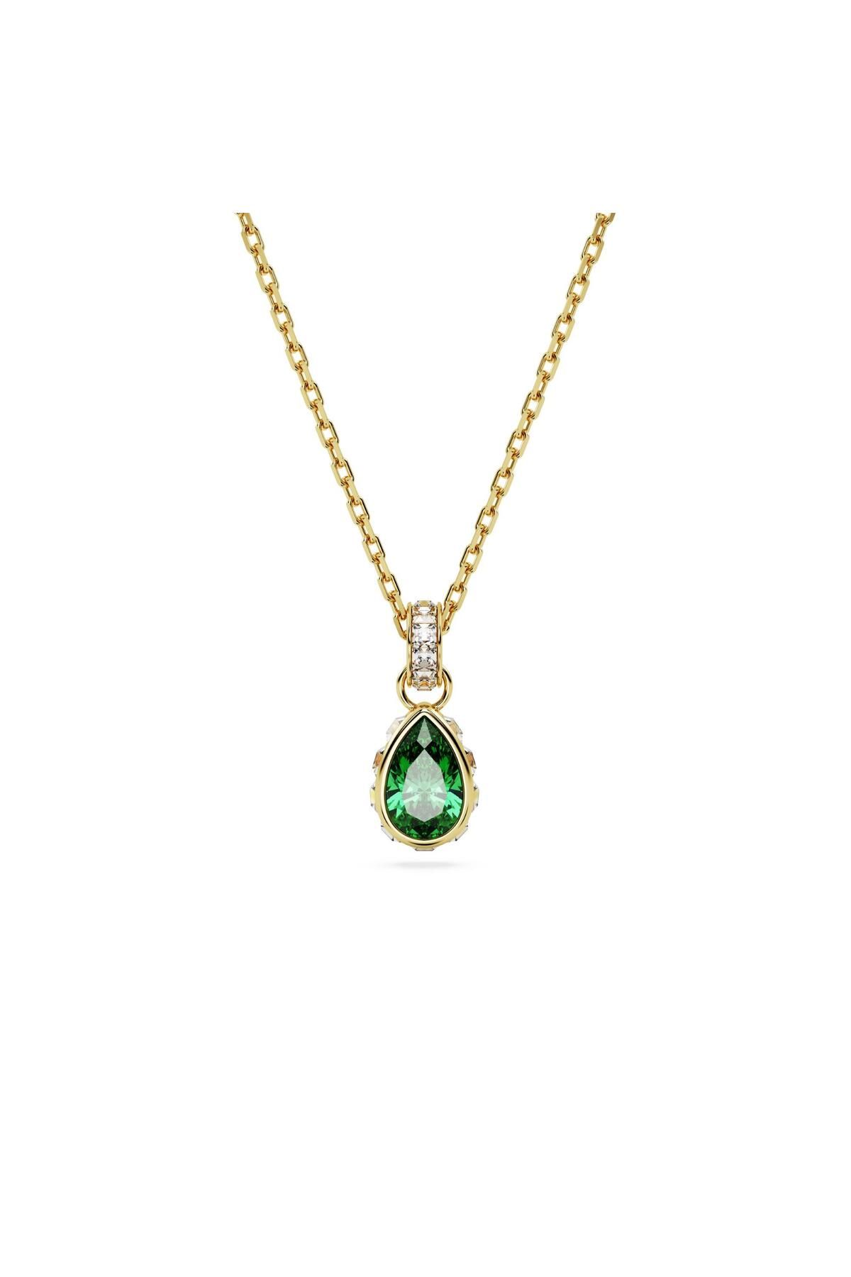 Swarovski 5648751 Kolye Stilla:pend Pear Gre/gos