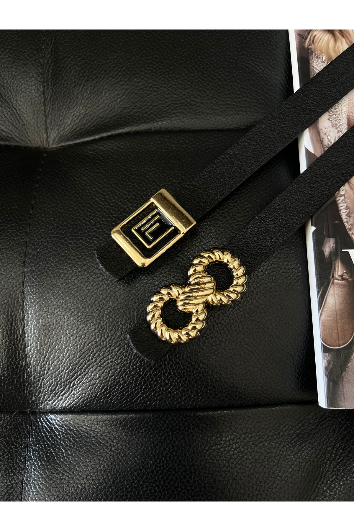 Fiori  2'li Set Kadın Kemeri, Ceket Kemeri, Gömlek Kemeri, Elbise Kemeri - Görsel 2