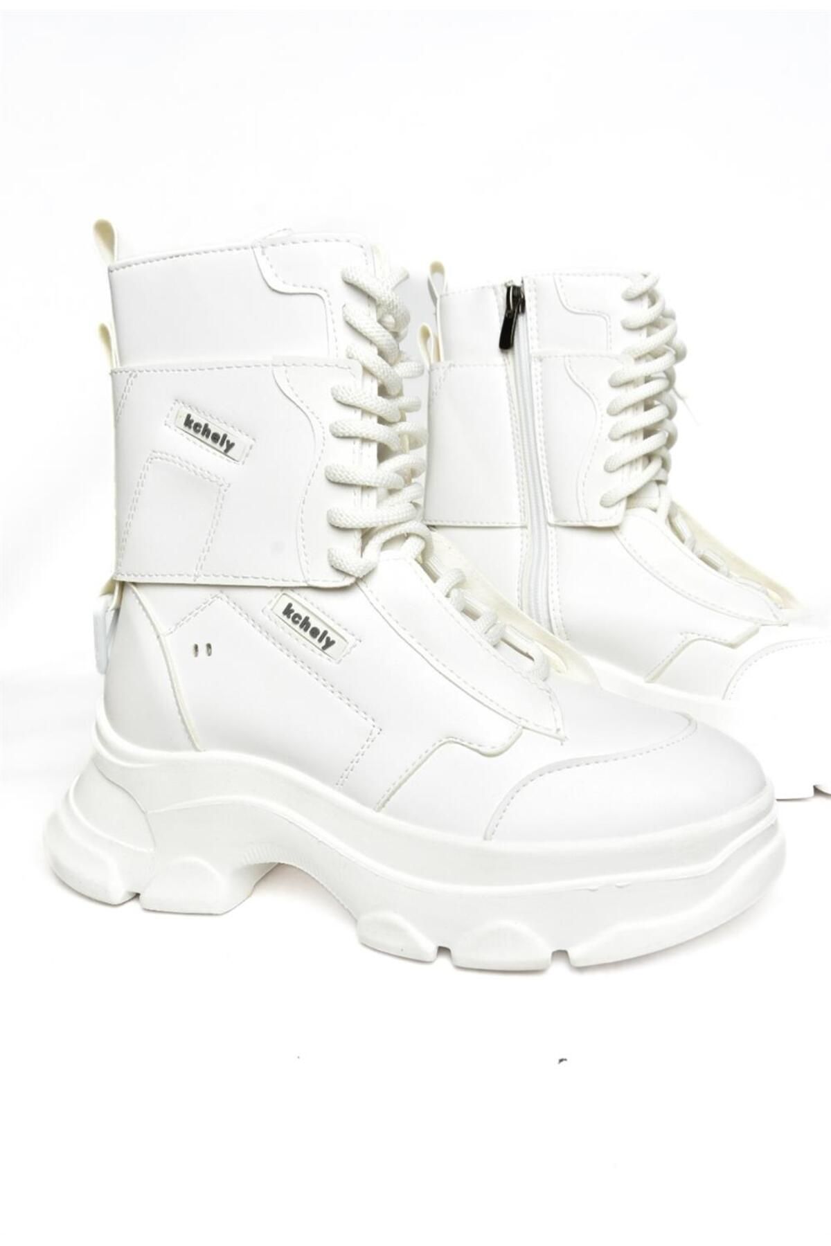 Fox Shoes-ر 973102309   أحذية رياضية بيضاء سميكة سوليد المرأة 6
