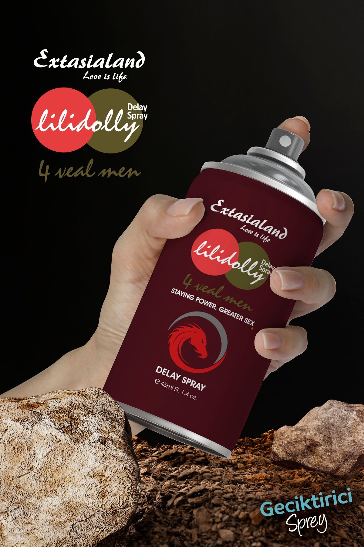 Extasialand Libidofly Sprey (45ml): Resetsiz Uzatma ve Orgazm Geciktirme 4