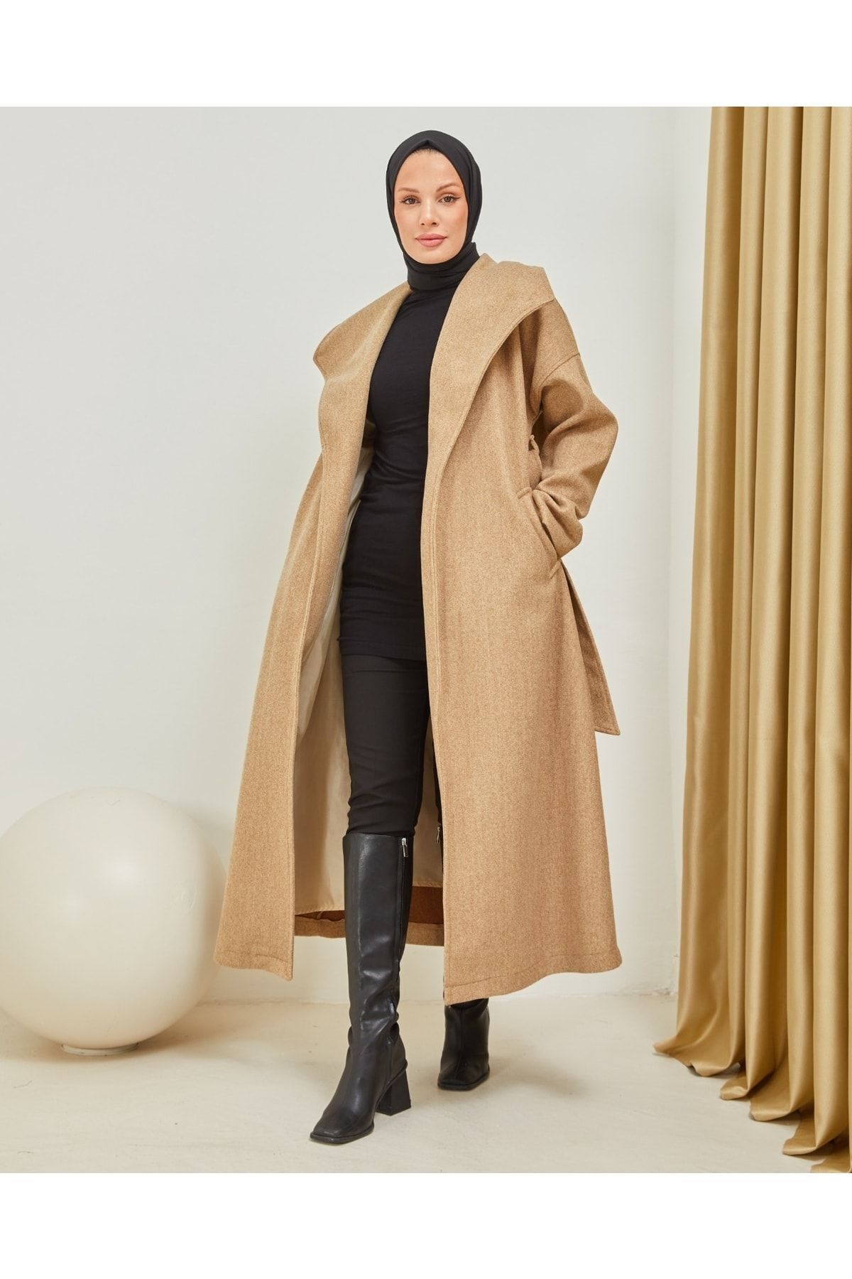 Handkerchief Collar Stash Coat