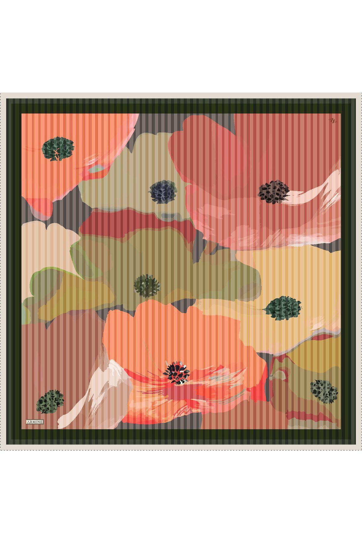 روسری زنانه آرمینه | E24YA9145D01 Armine - Image 5