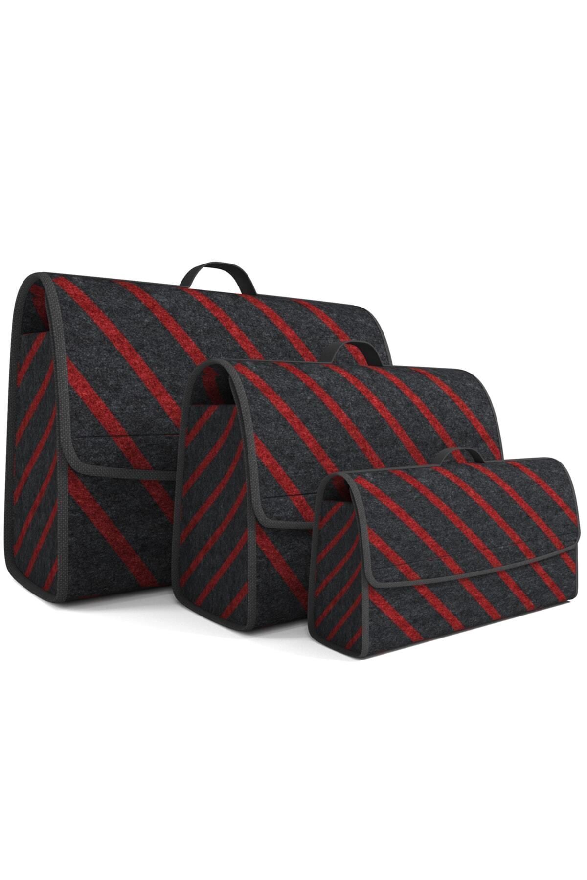 Arnee 3'lü Araç Bagaj Çantası Araba Bagaj Organizer Bagaj Düzenleyici Çanta