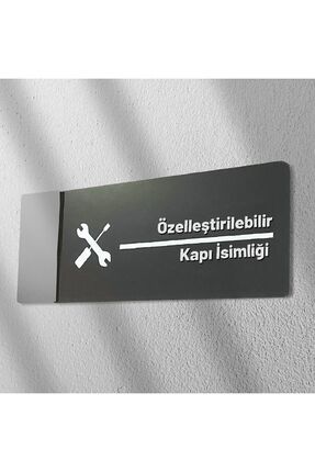 Dekokonsept Klasik Seri Özelleştirilebilir Ofis Oda Kapı Isimliği Yönlendirme...