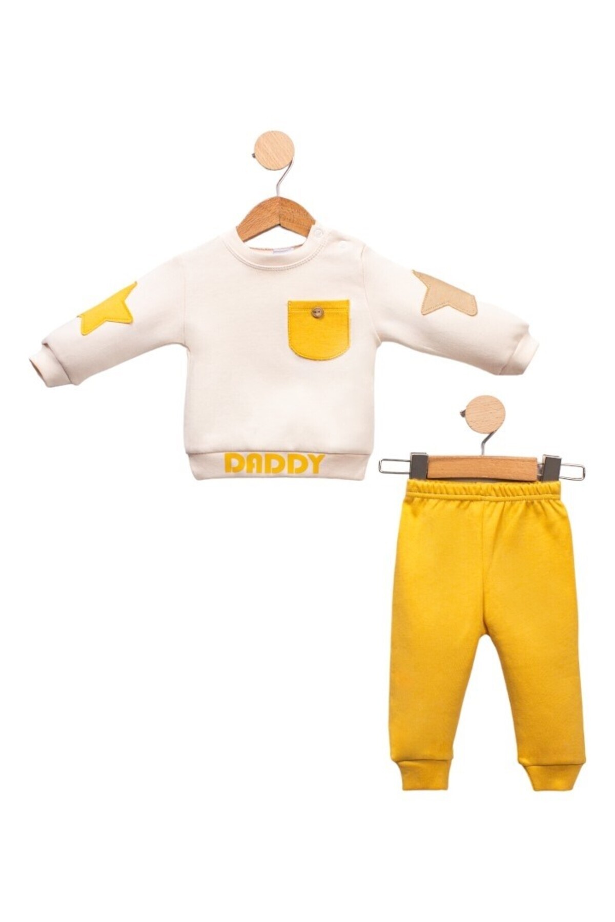 Baby Boy Daddy Letter Bottom Top Set