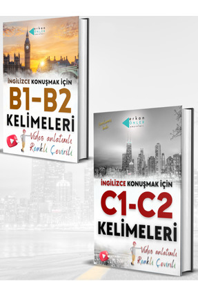 Erkan Önler Yayınları ORTA -İLERİ SEVİYE KELİME SETİ (VİDEO DERSLER+2 KİTAP)