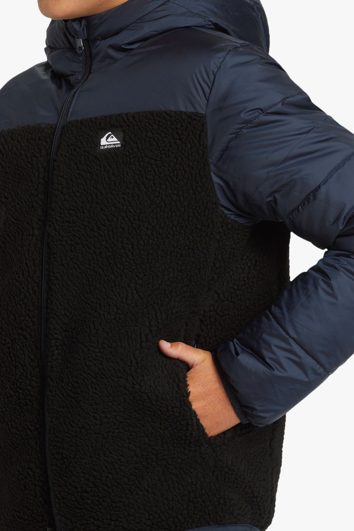 Quiksilver-Jachetă albastru închis pentru copii 8