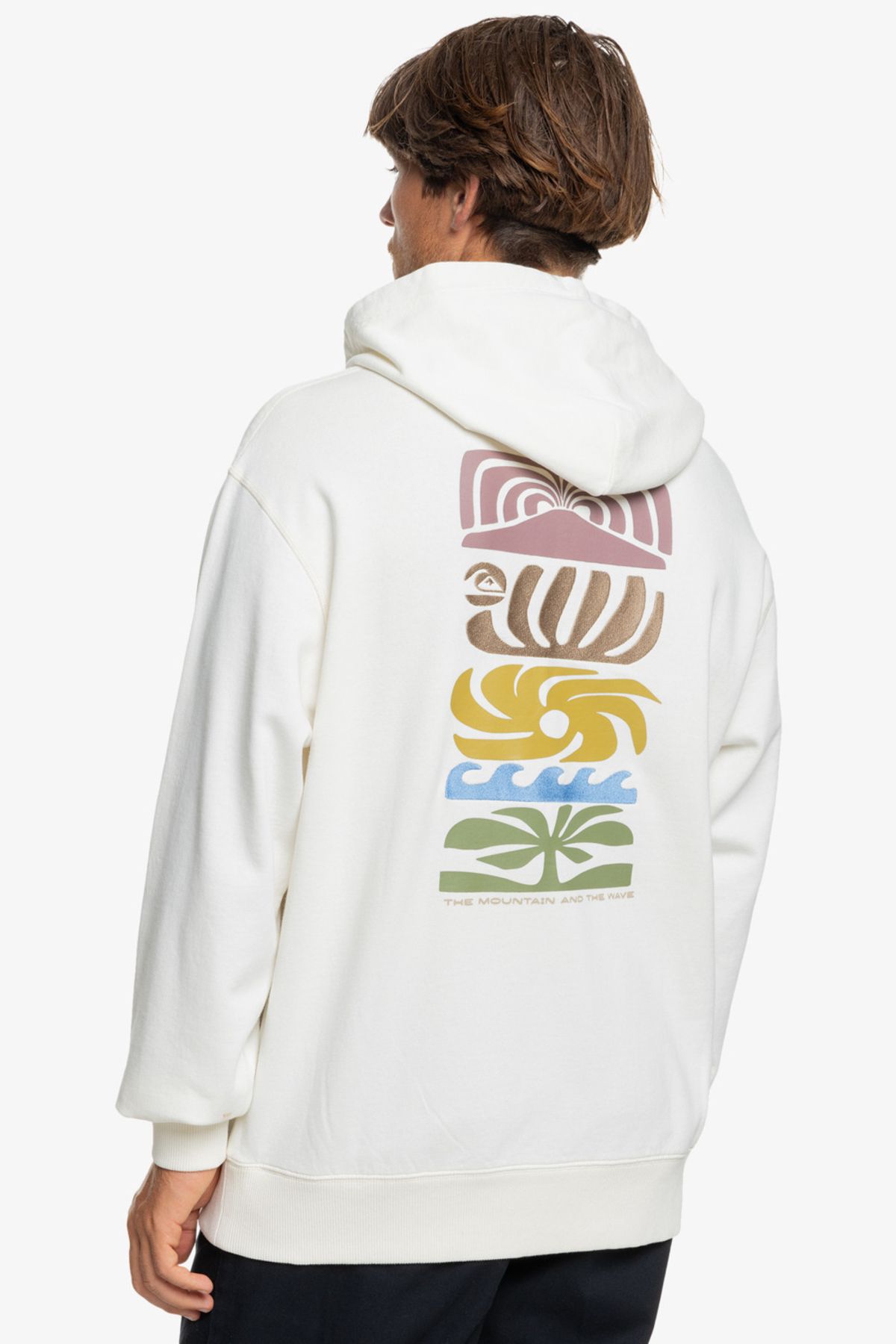 Quiksilver-Eco Collision Pullover Hoodie - 100% autentická továreň Algodon 4