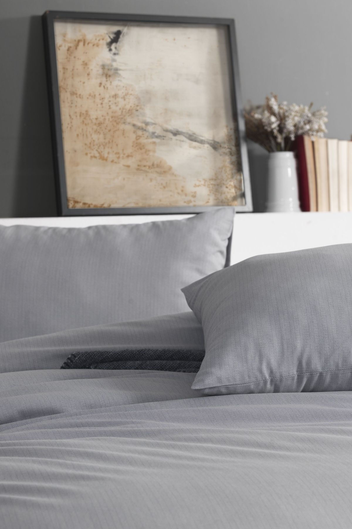 Doqu Home Pure Line Nevresim Takımı Tek Kişilik - Gri 4