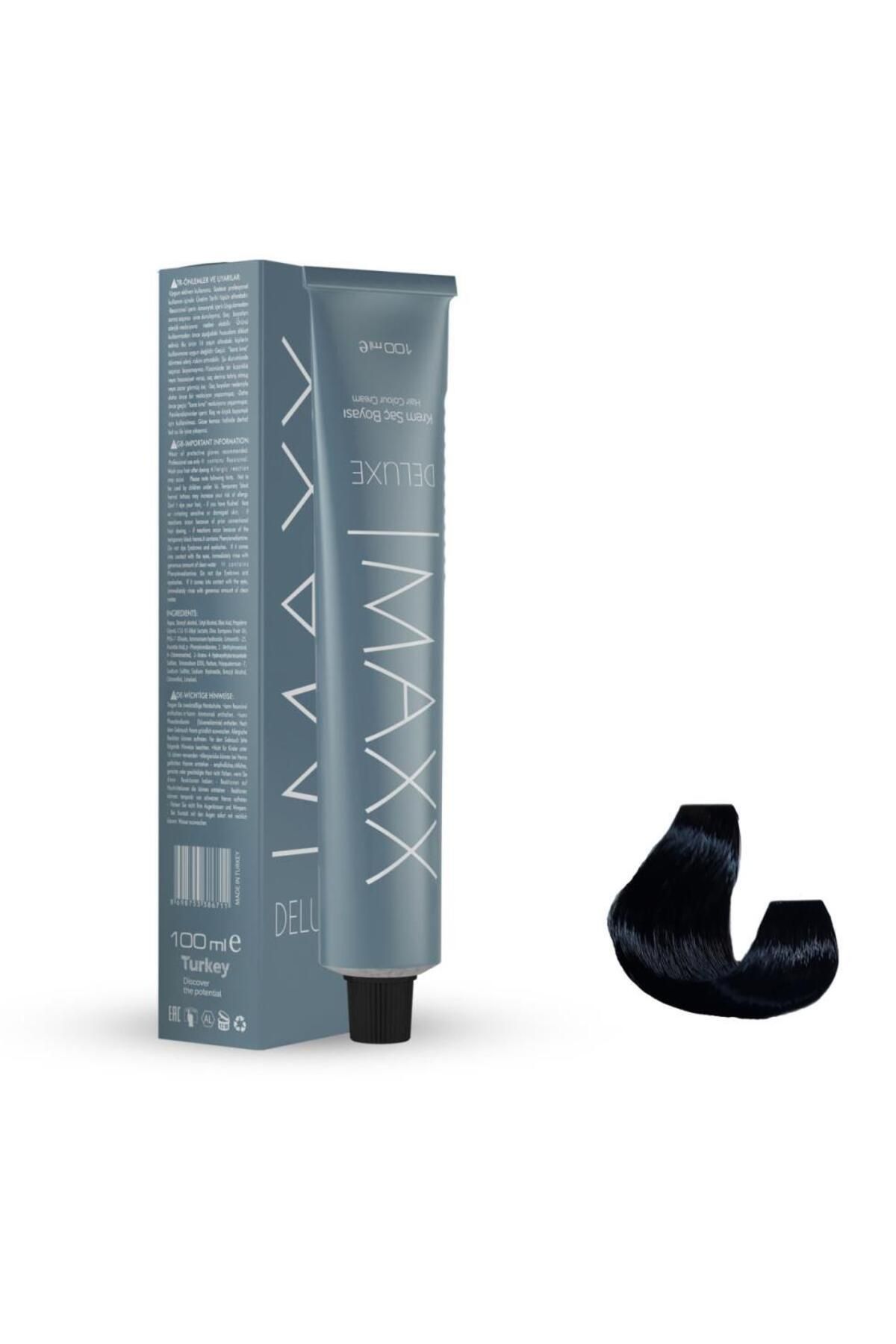 Maxx Deluxe Tüp Boya 1.0 Siyah 60 ml X 2 Adet