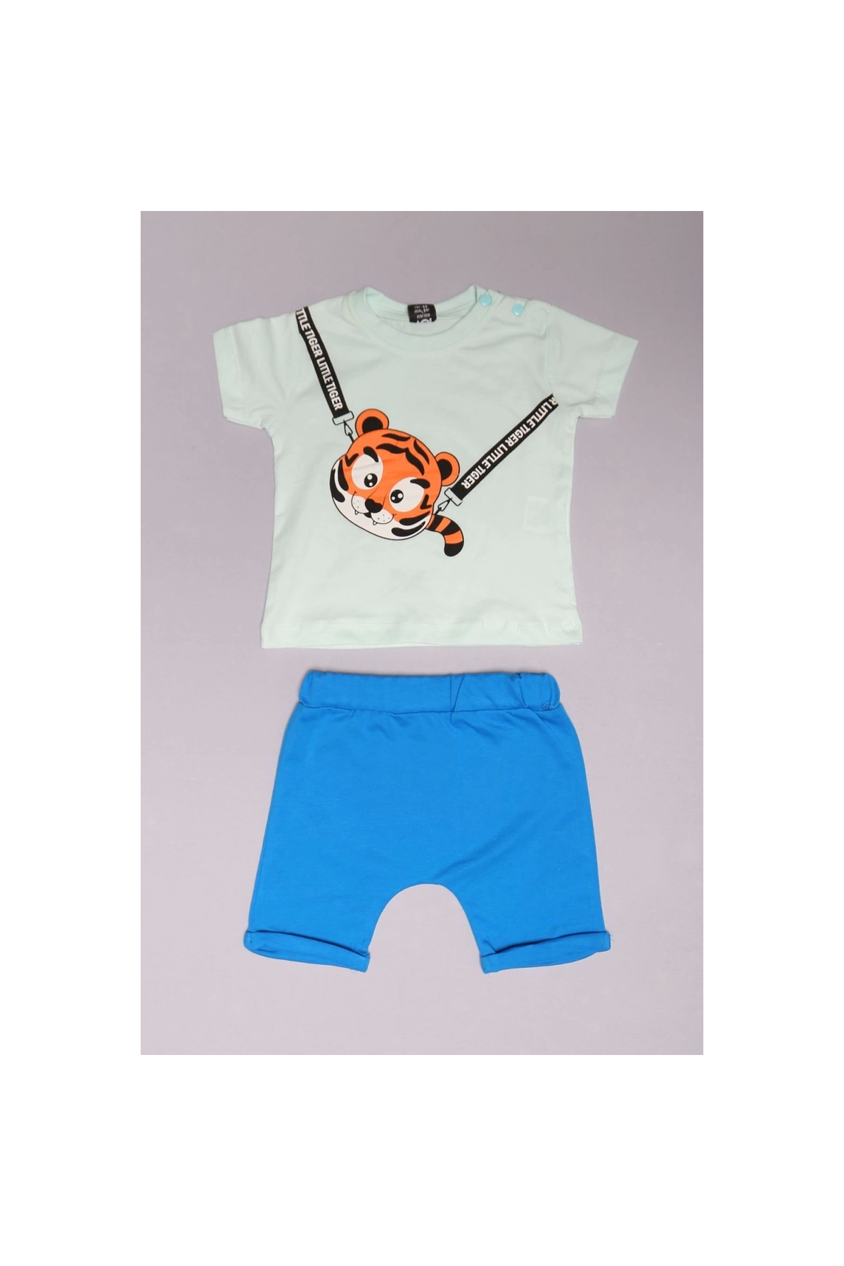 6-18 Months Printed Baby Set Water Green - 152455.1803.