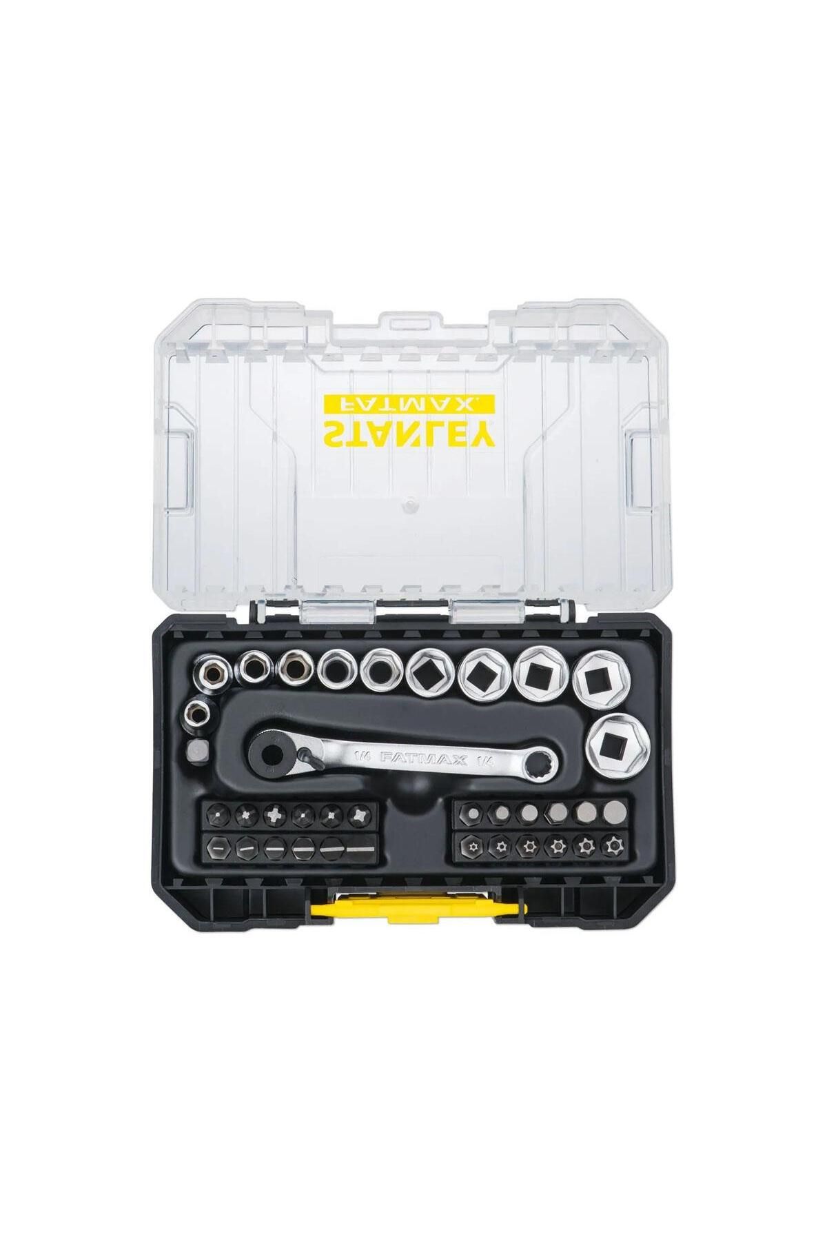 Stanley-Fatmax 1/4" Mini Socket and Bits End Set 37 Pieces 1
