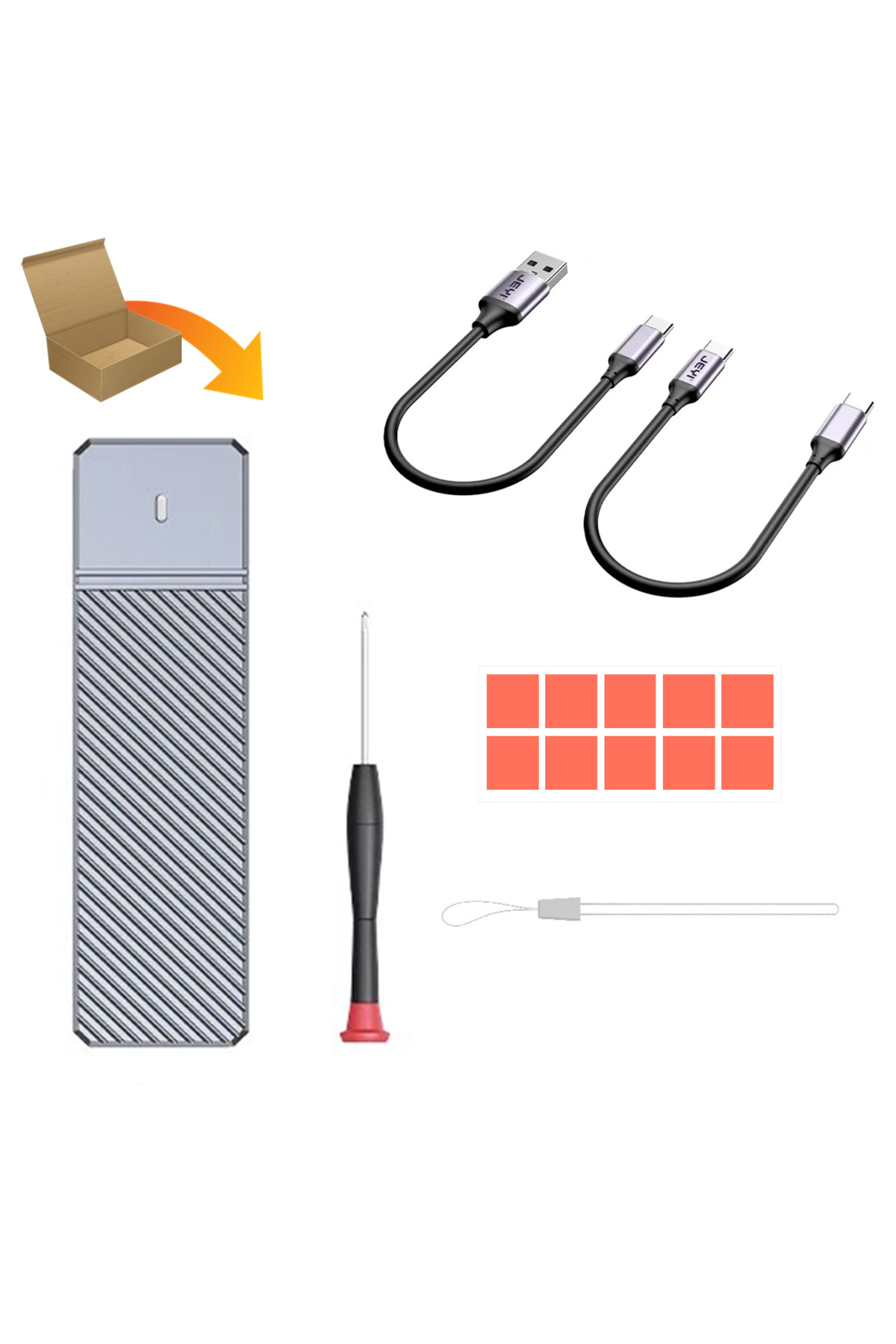 ThundeRate Zebra SSD Muhafaza Kutusu 4