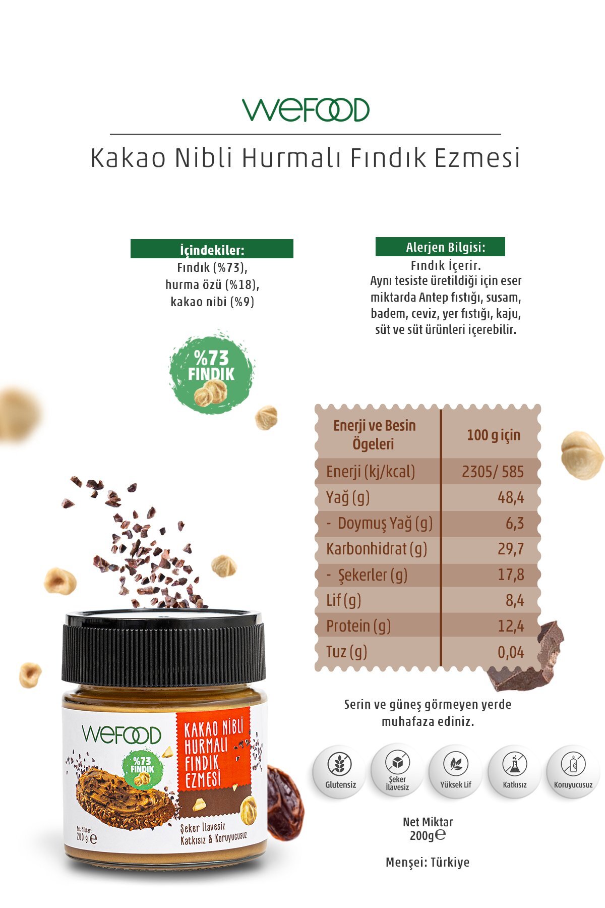 200 گرم کرم کاکائو نیبلی با طعم خرما