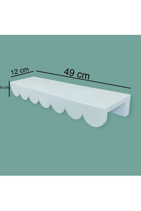 AFRALYAHOME Montessori raf ahşap, bebek çocuk odası kitaplık, dalgalı raf, sü...
