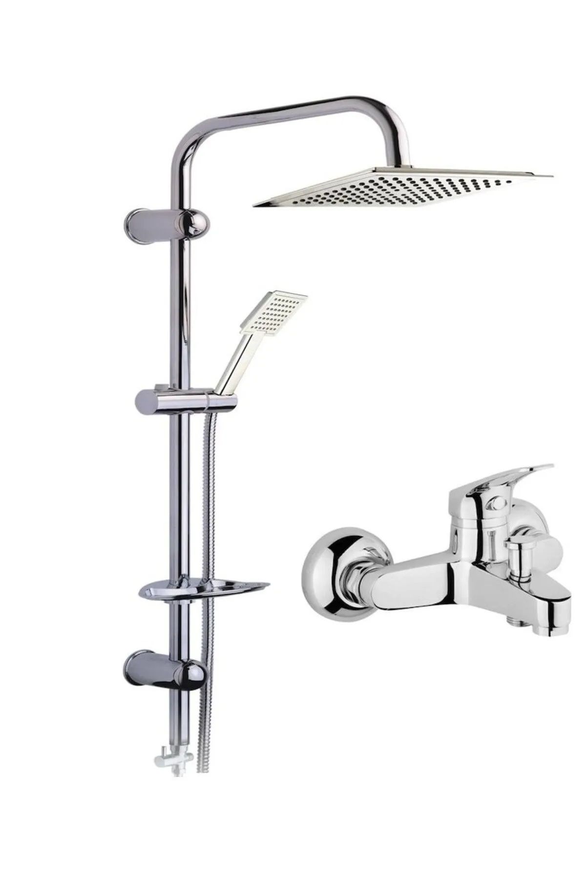 Hitfoni-Dubai - Double Robot Shower Set and Chrome Shower Set with Faucet 1