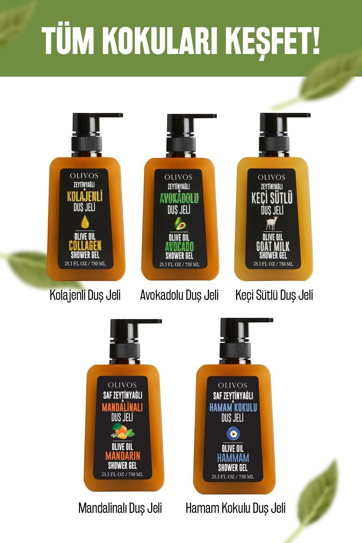 ژل و کرم دوش زنانه – مردانه  Olivos | PRA-10571717-1603 اورجینال - تصویر 7