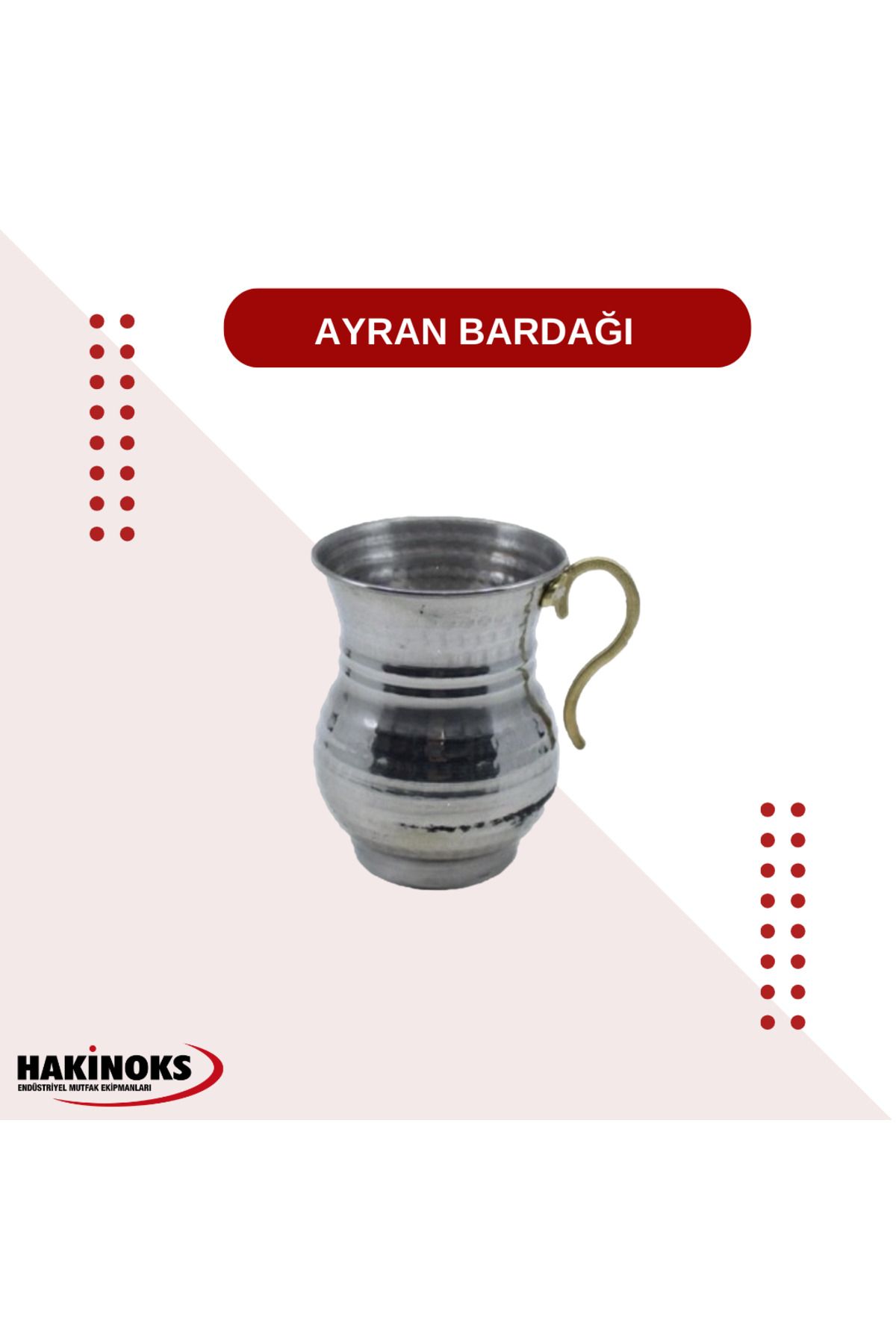 HAKİNOKS Ayran Bardağı 30 adet