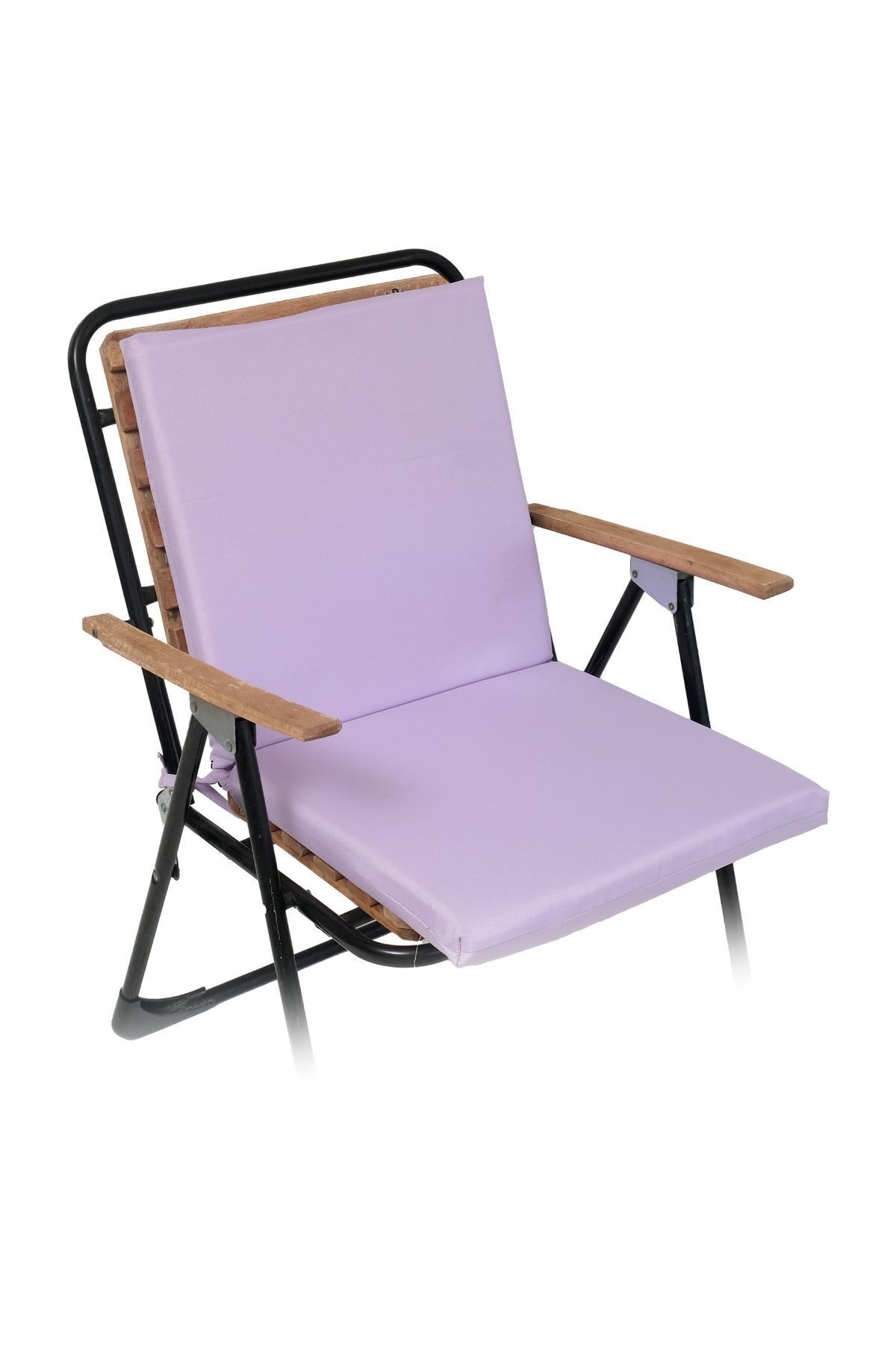 Backrest Chair Cushion Zippered Lace-up Washable Water Oil Repellent Garden Balcony 40x40 Lilac