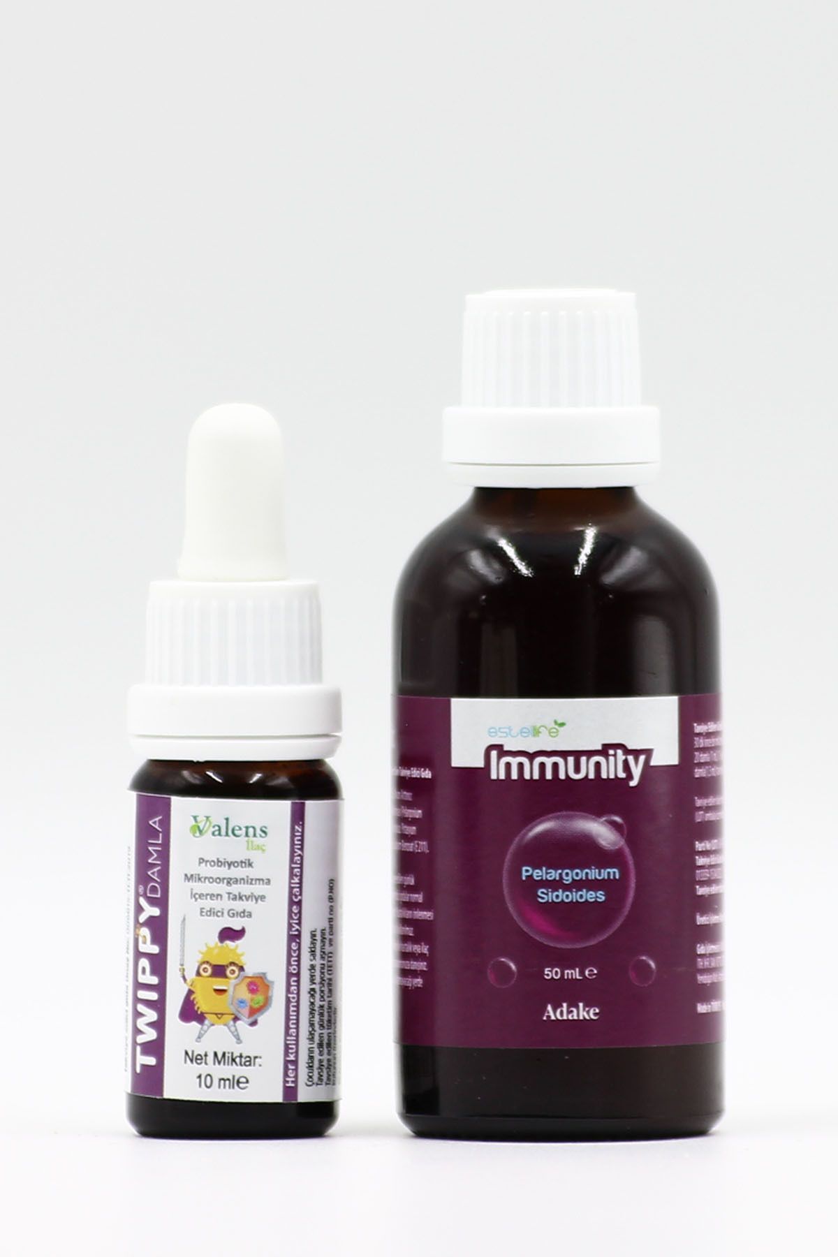 Valens Twippy Probiyotik Damla 10ml Immunity Afrika Sardunyası Damla 50ml