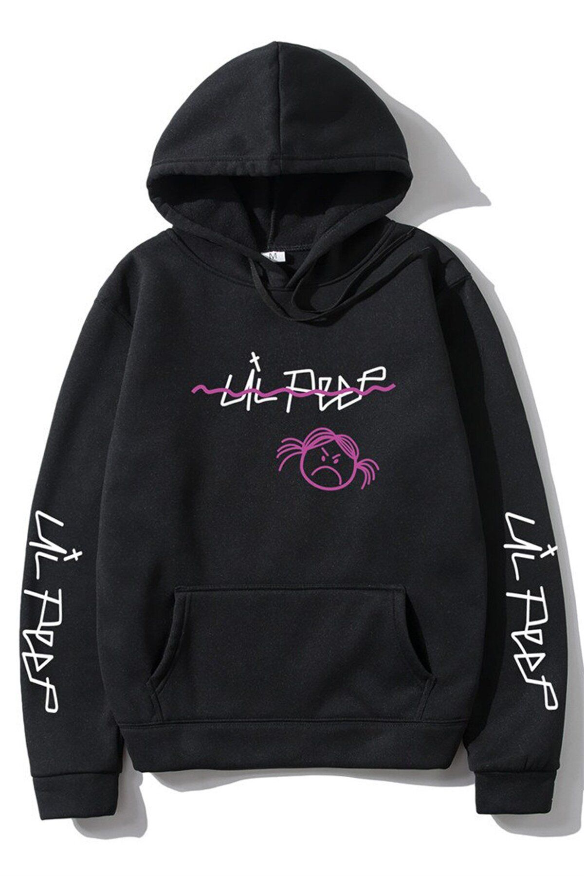 Lil peep black hoodie deals