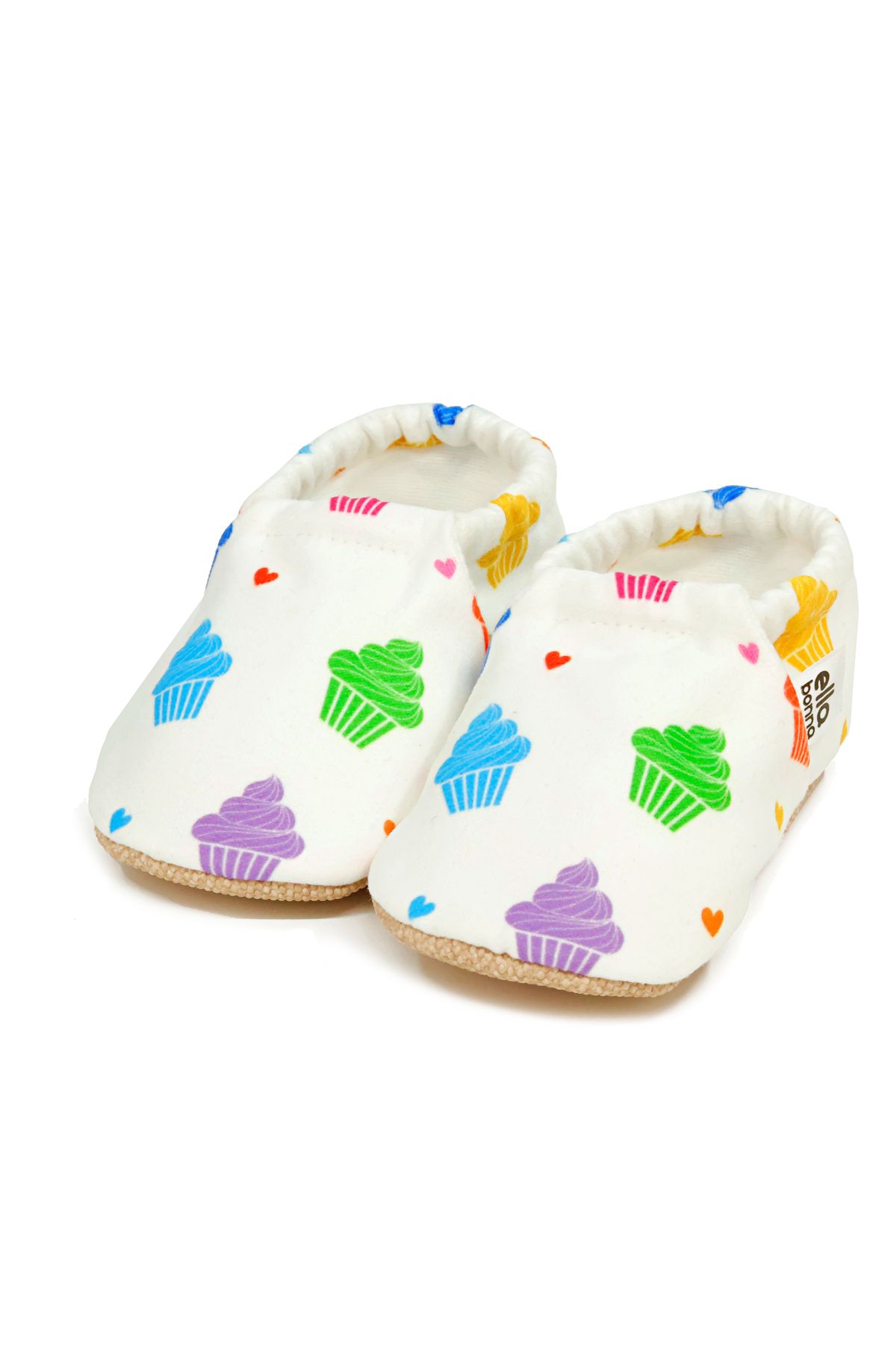 Ella Bonna-Baby-Hausschuhe – rutschfeste Sohle, Cupcake-Hausschuhe, Hausschuhe und Kindergartenschuhe 1