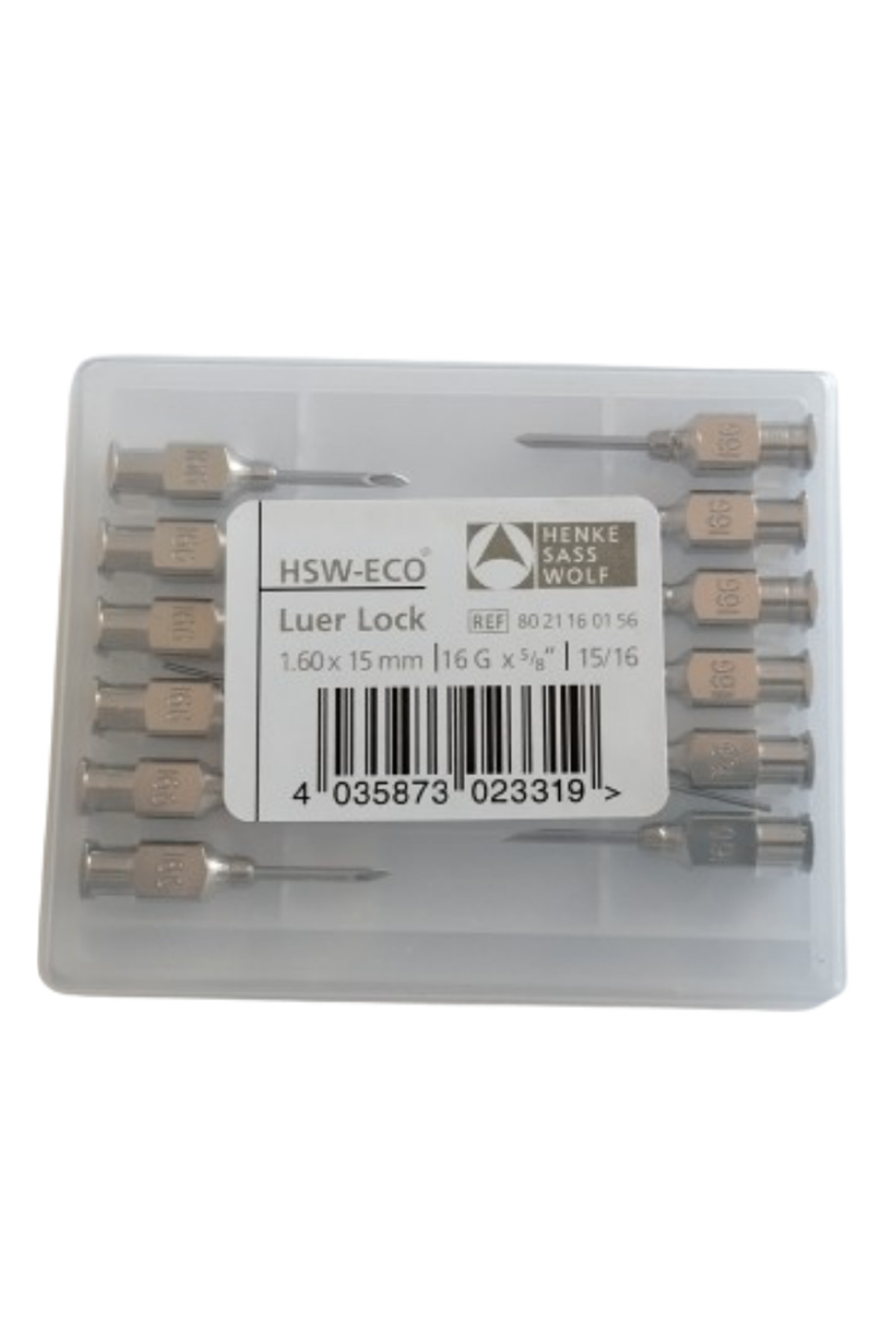 ÇELİK ENJEKTOR UCU 16G X 5/8" 1 PAKET (12 ADET)