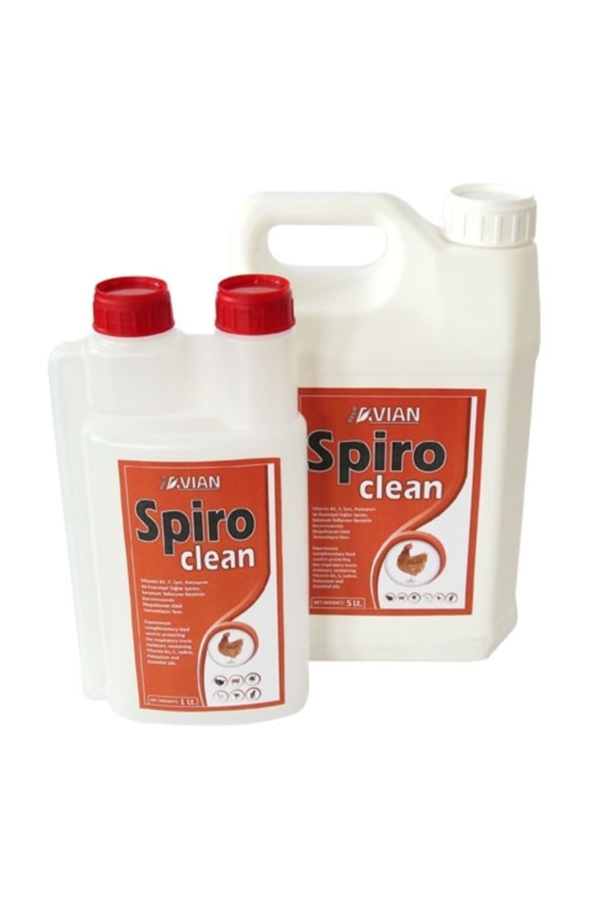 Ilaç Avian Spiro-clean 1lt Kanatlı Hayvanlar Için Solunum Yolları Sıvı Doğal Katkı