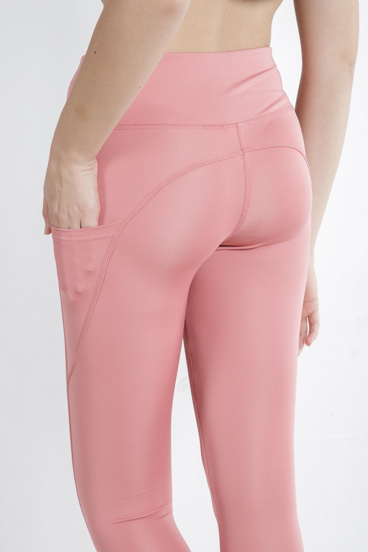 cervus  Yüksek Bel Toparlayıcı Çift Cepli Tayt C-22346 - Görsel 4