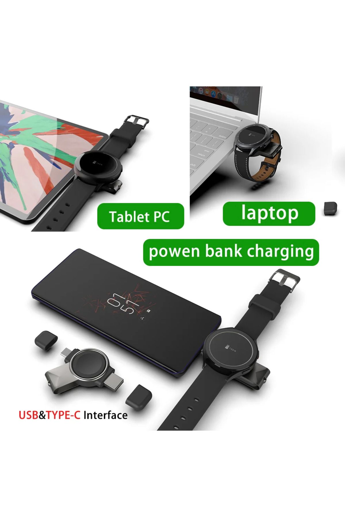 Choice Watch Wireless Charger For Galaxy Watch 6 Charger Type C Fast Charging Dock Station For Samsung G. Trendyol