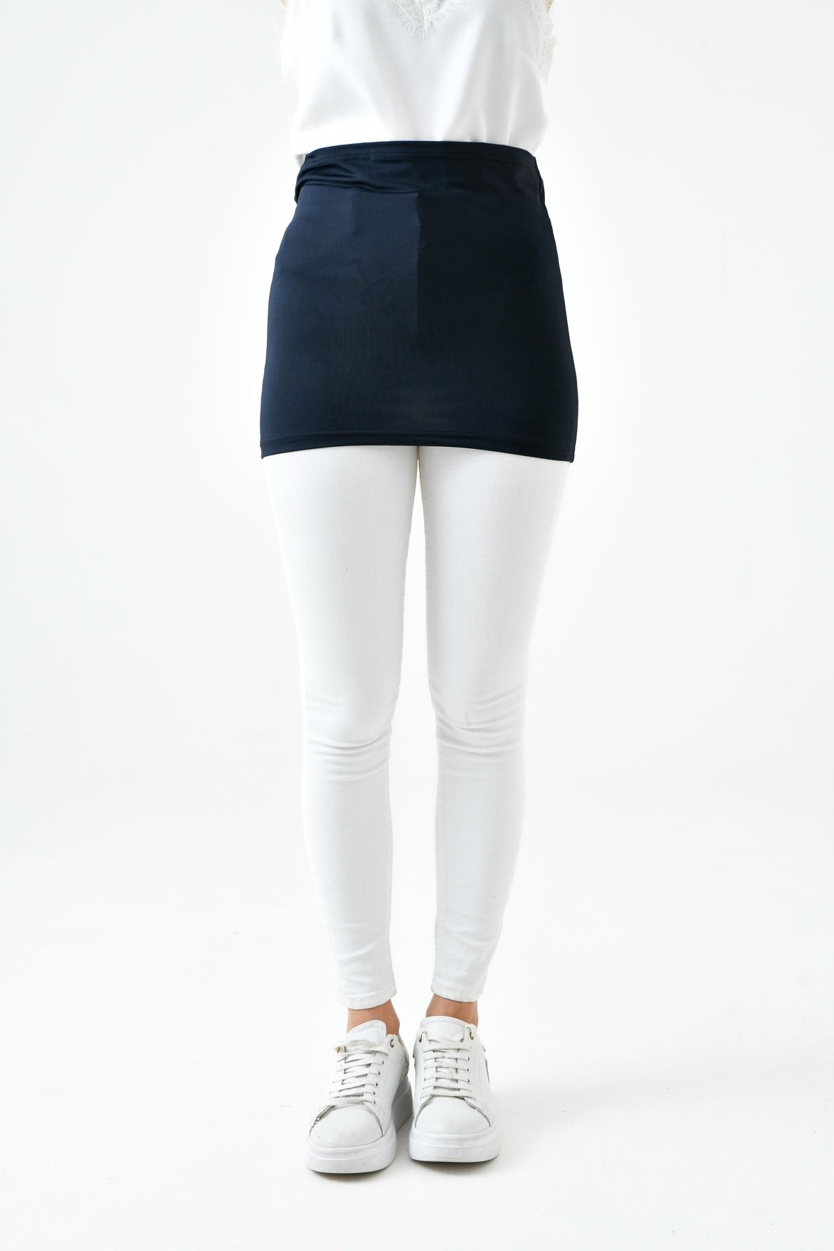 mirach-Bluză crop neagră elastică - Corset de lenjerie pentru acoperirea taliei, confortabil și elegant 6
