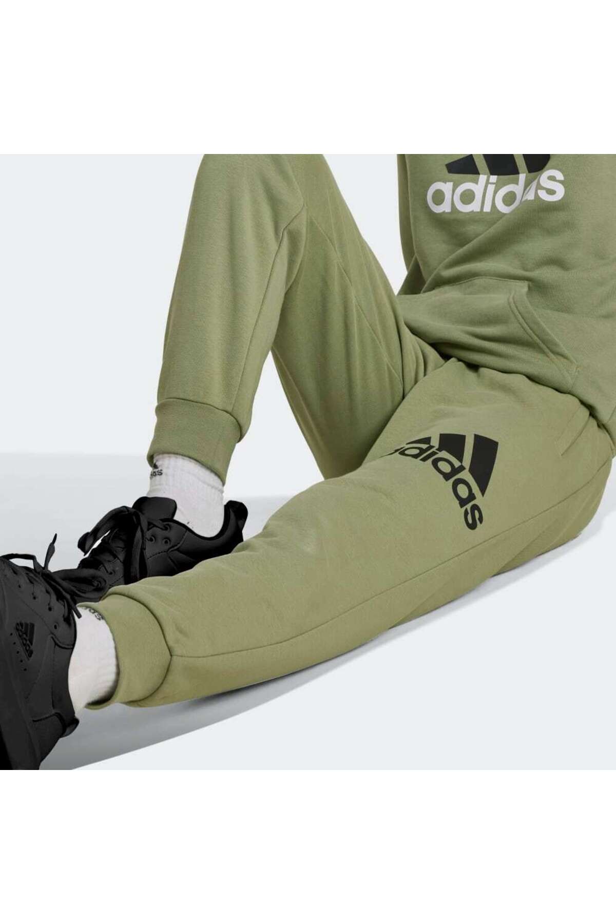 شلوار گرمکن پسرانه سبز آدیداسadidas | IX9586 اورجینال - تصویر 3