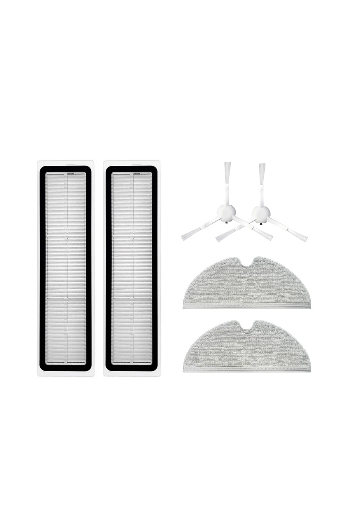 Vestel V-Bot Pro B Replacement Hepa Filter Side Brush Mop (6 Pieces)