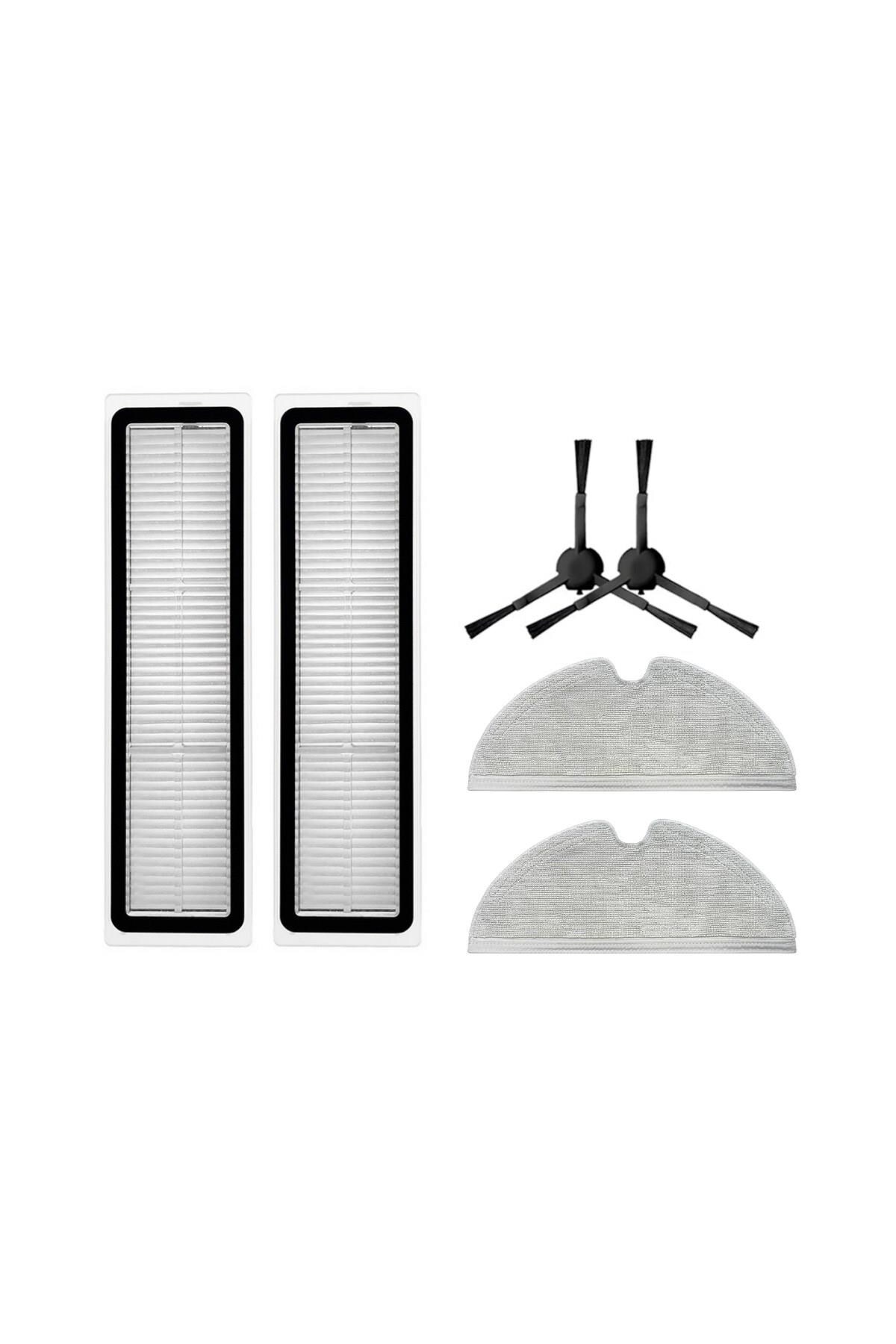 Vestel V-Bot Pro S Replacement Hepa Filter Side Brush Mop (6 Pieces)