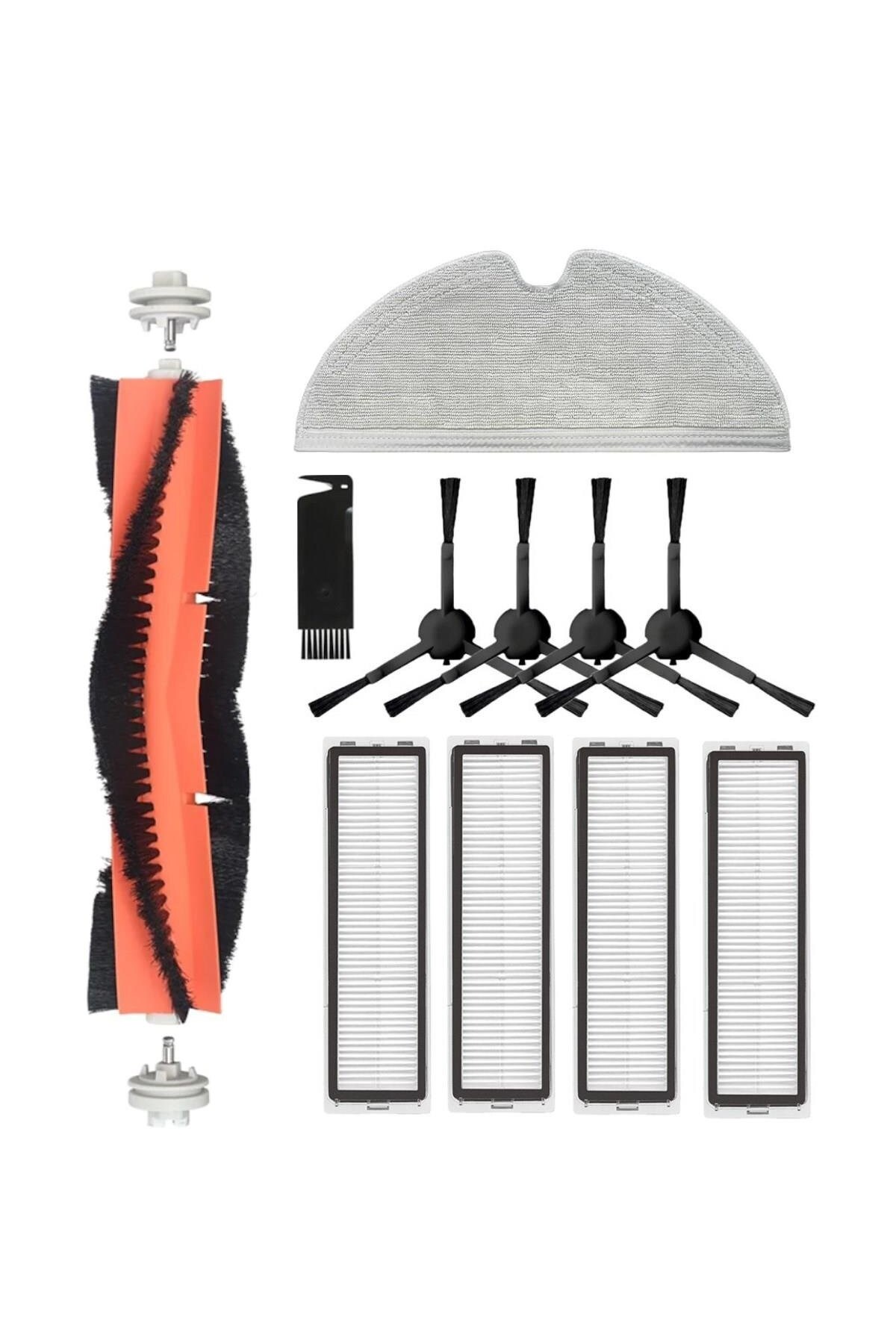 Vestel V-Bot Pro S Replacement Brush Hepa Filter Mop Set (11 Pieces)