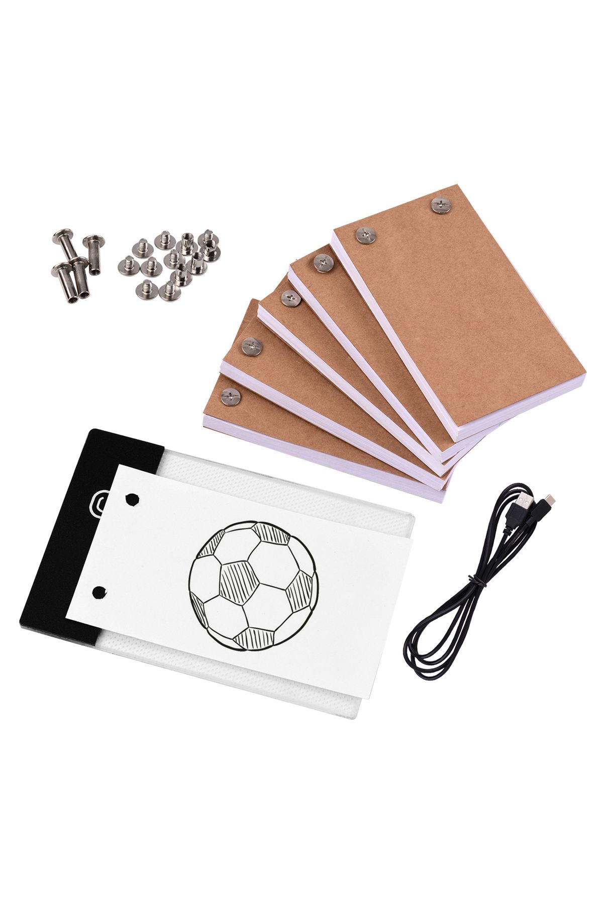 Choice-Flip Book Kit with Light Pad LED Light Box Tablet 300 Sheets Drawing Paper Flipbook for Drawing T... 8