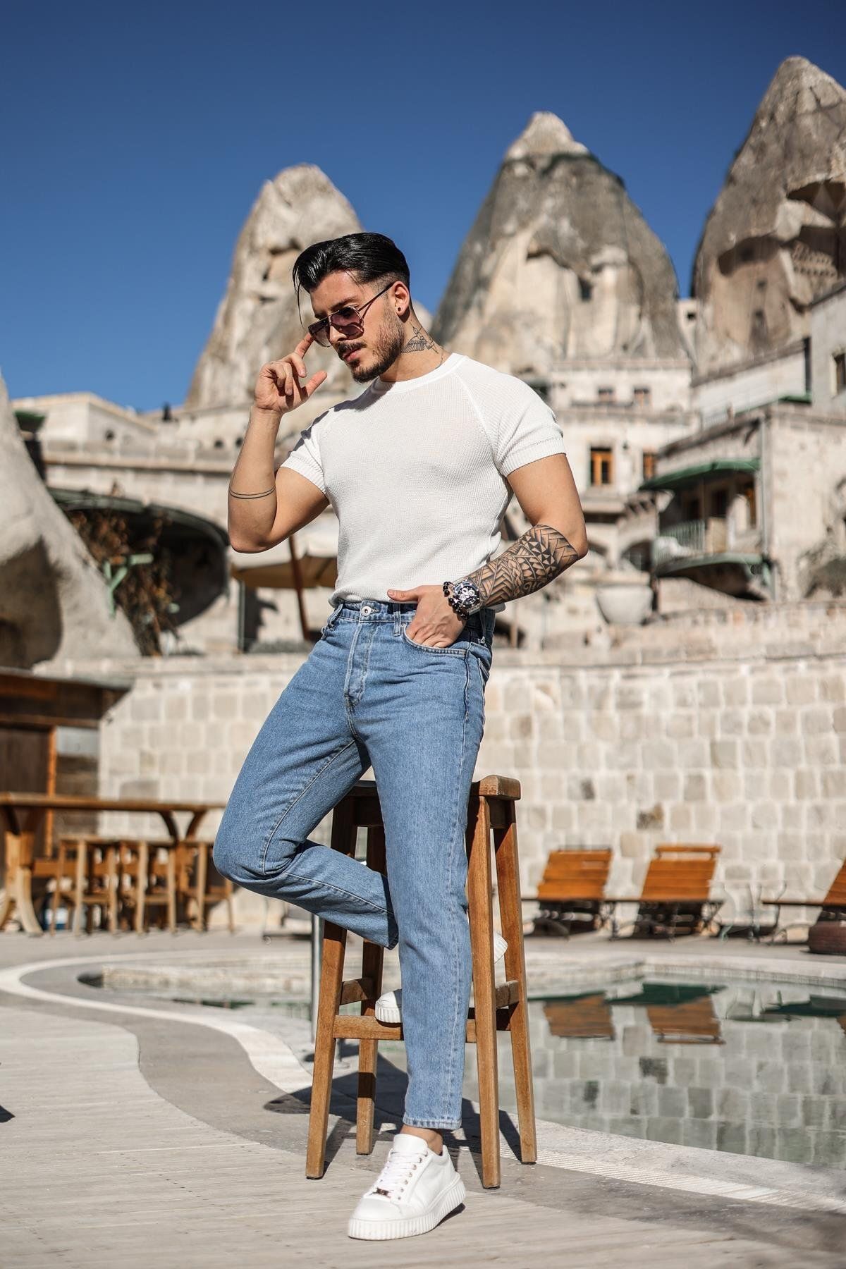 Jean mom pour homme on sale