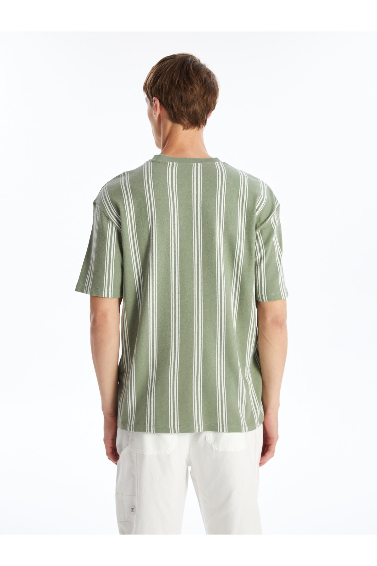 تیشرت مردانه سبز ال سی وایکیکی | S4G098Z8 اورجینال - تصویر 5