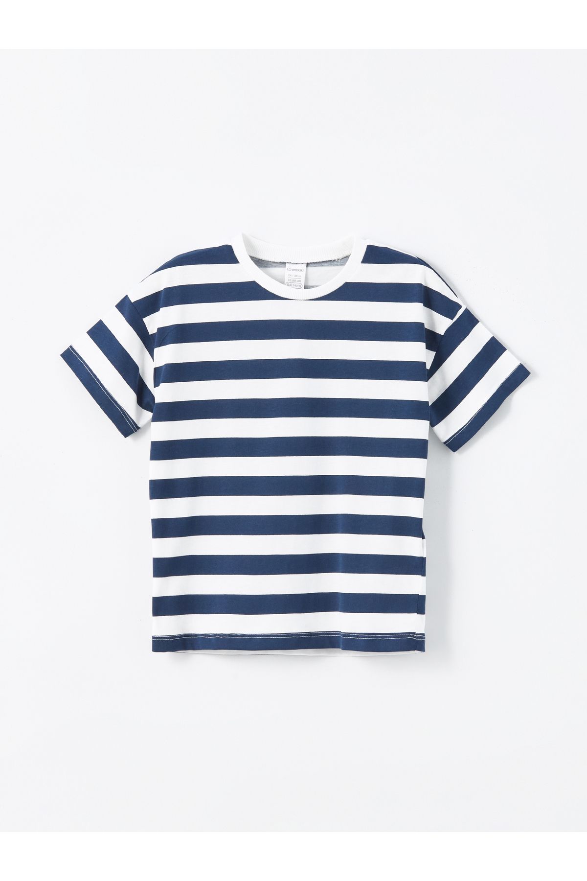 LC Waikiki T-shirt W Paski Z Krótkim Rękawem I Okrągłym Dekoltem Dla Chłopca Mężczyzna - 2–4 years