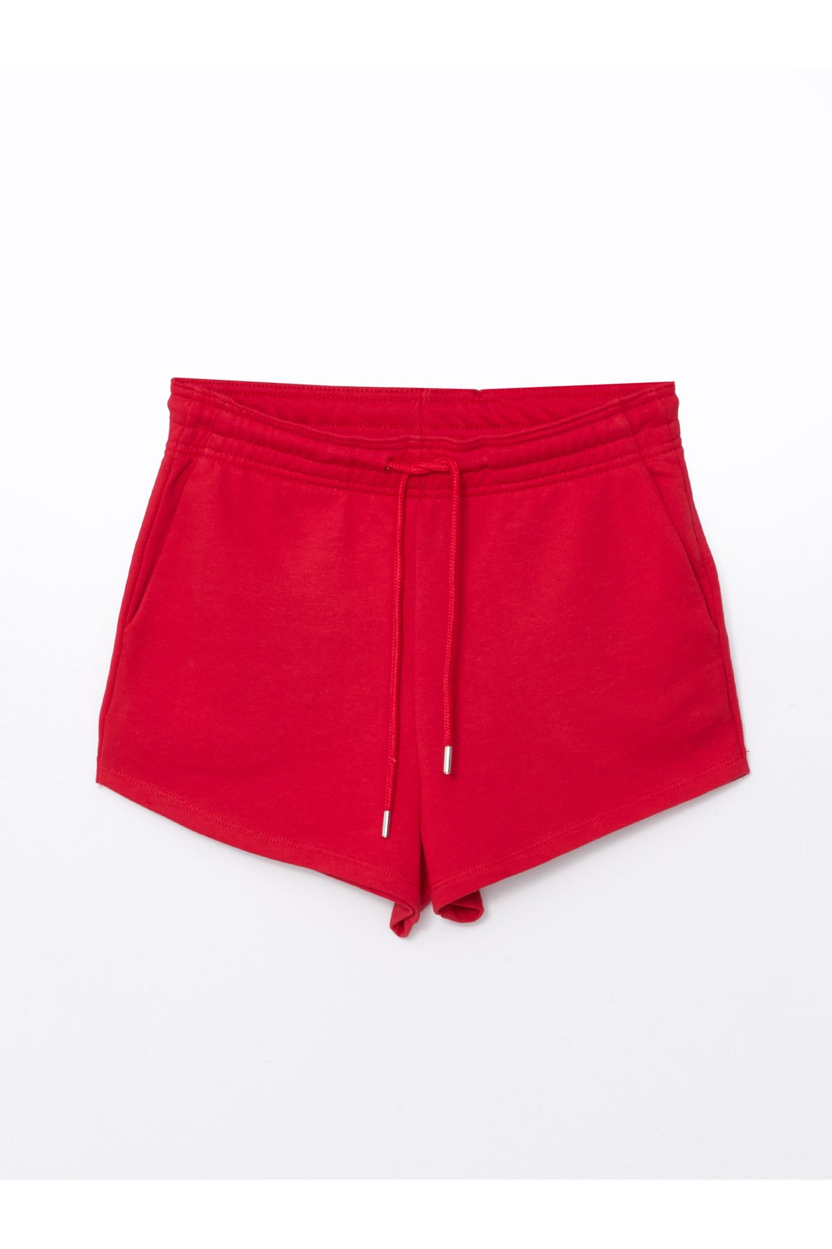 LC Waikiki Damskie Proste Szorty - Elastyczny Pas Kobieta - XL