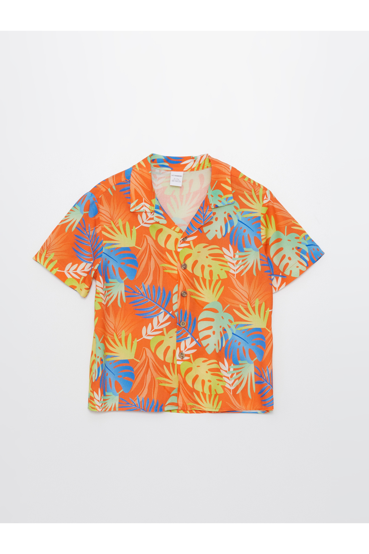 LC Waikiki Kısa Kollu Baskılı Erkek Bebek Gömlek fotoğrafı 4 (önizleme)