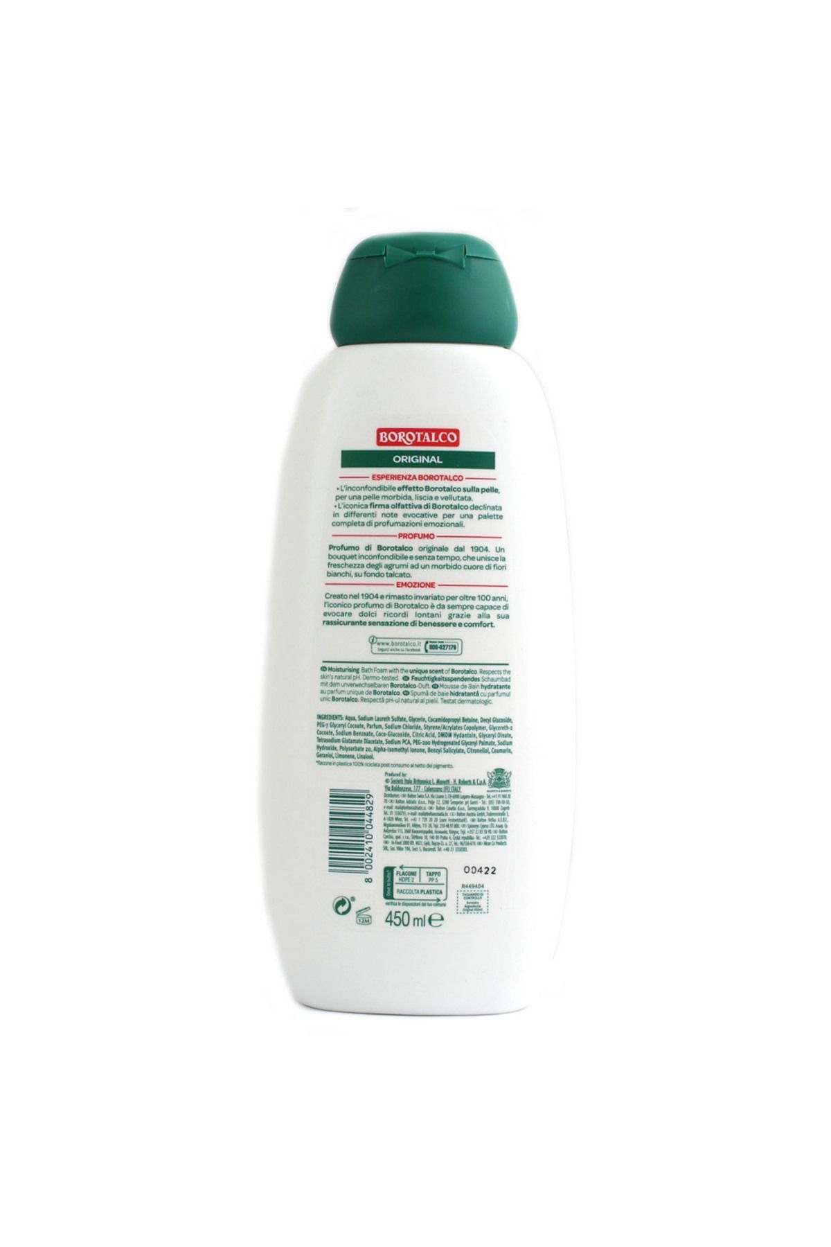 Borotalco-Italian Shower Gel - 450 ml Originale 3
